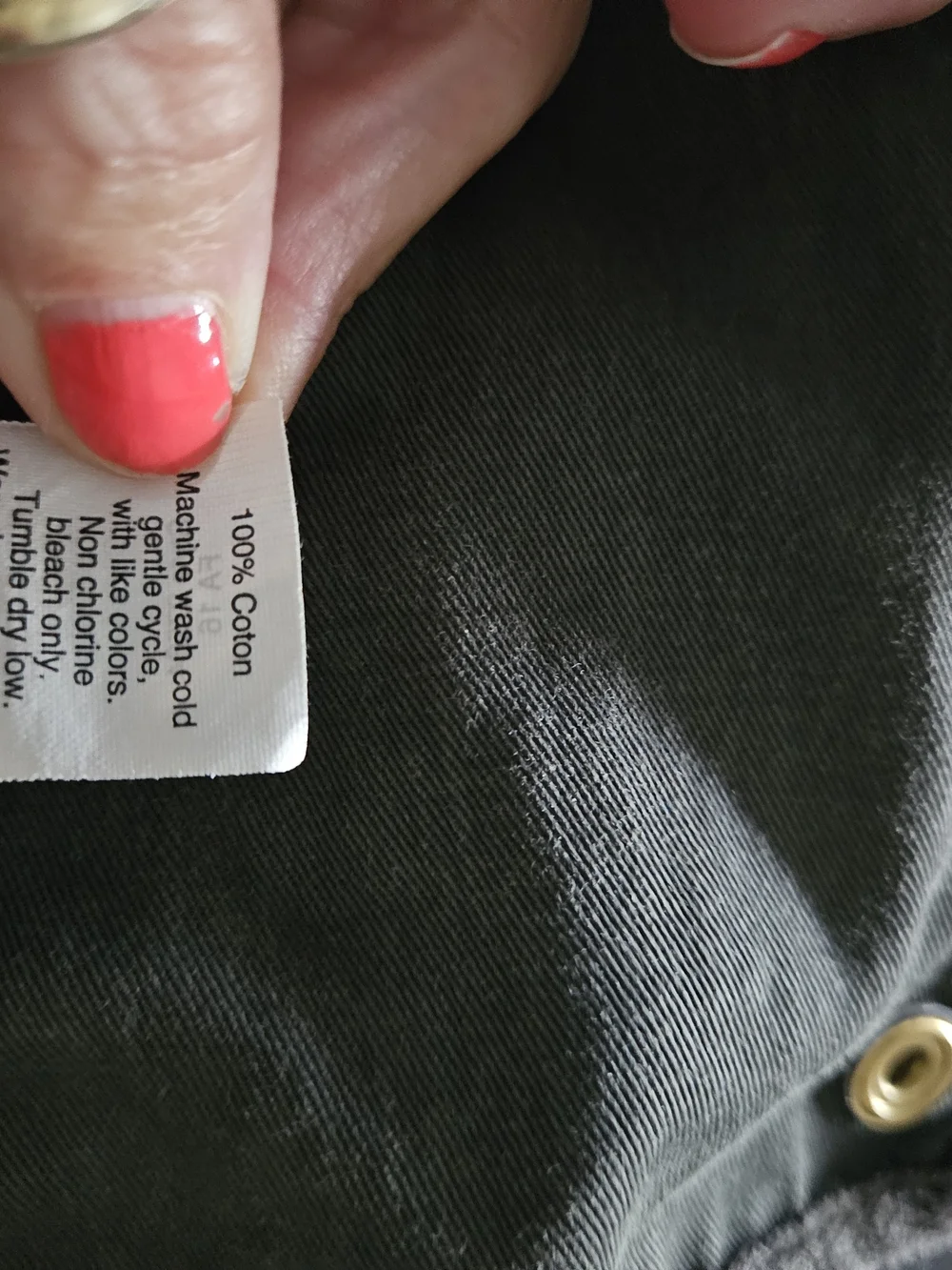 J. Crew Women's Washed Charcoal Utility Jacket